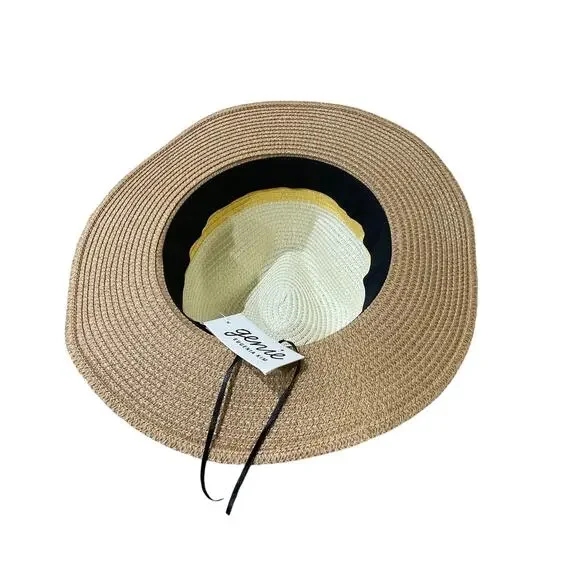Eugenia Kim Billie Hat‎ Ivory/Camal/Butter New with Tags